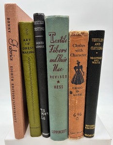 lot 116 image: Collection of 6 Vintage Textile and Clothing Books
