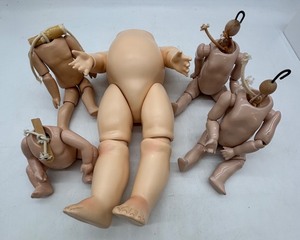 lot 178 image: Set of 5 Vintage Shepherd Composite Doll Bodies - NEW