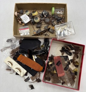 lot 179 image: Collection of Doll Parts and Eyewear Pieces