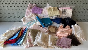 lot 180 image: Assorted Fabric and Lace Collection
