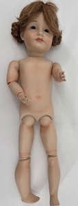 lot 195 image: Reproduction Barbara Richards Porcelain Doll with Braided Hair