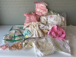 lot 201 image: Collection of Vintage Doll Clothing and Accessories
