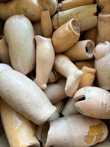 lot 262 image: Collection of Vintage Composite Doll Arms and Legs