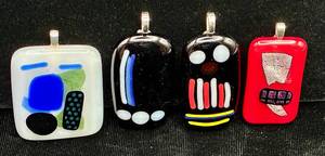 lot 83 image: Fused Glass Pendants Collection #2