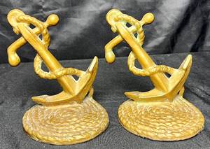 lot 90 image: Vintage McClelland Barclay Anchor Bookends