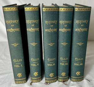 lot 150 image: The History of Our Country From the Discovery of America to The Present Time Partial Set