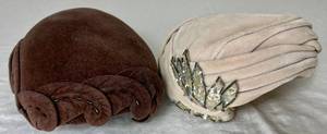 lot 56 image: Two Vintage Pillbox Hats - Andrea and Aurore 9