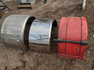 lot 68 image: Set of 3 Heavy Duty Steel Truck Fenders