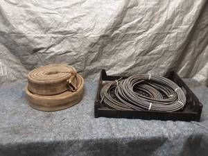 lot 73 image: Rolls of Industrial Hoses and Coiled Wires