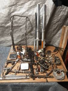 lot 93 image: Assorted Motorcycle Parts and Accessories