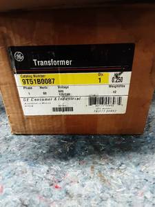 lot 96 image: GE 9T51B0087 Electrical 0.250 KVA Transformer