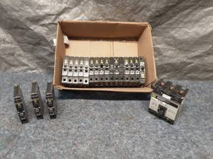 lot 98 image: Lot of Square D Circuit Breakers Including 15A and 20A Models
