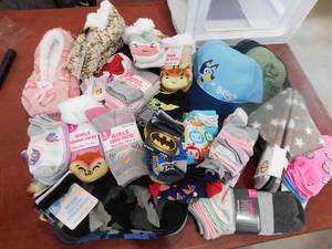 lot 37 image: Assorted Socks and Slippers