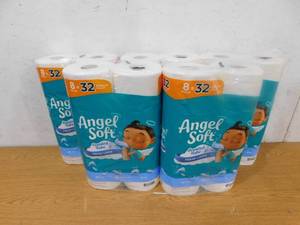 (5) 8 pack Angel Soft Bathroom Tissue