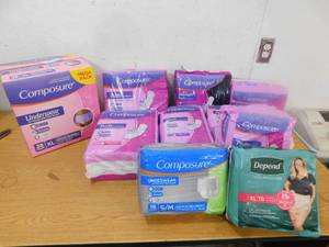 lot 90 image: (10) Composita overnight pads