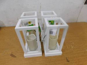 lot 112 image: (4) LED Lanterns
