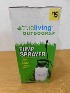 lot 174 image: True Living 1 gallon Pump Sprayer
