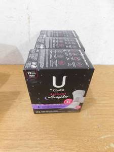 lot 177 image: (3) U by Kotex Allnighter Ultra Thin Pads