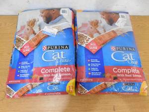 lot 207 image: (2) 12 Pound Purina Cat Chow