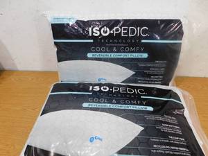 lot 249 image: (2) ISQ - Pedic Pillows
