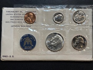 lot 25 image: 1965 Special Mint Set
