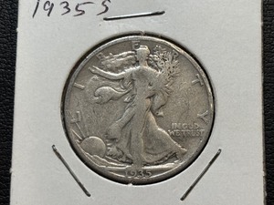 lot 36 image: 1935-S Walking Liberty Half Dollar