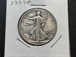 lot 42 image: 1939 Walking Liberty Half Dollar