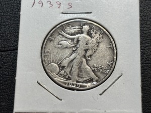 lot 44 image: 1939-S Walking Liberty Half Dollar