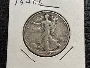 lot 46 image: 1940-S Walking Liberty Half Dollar