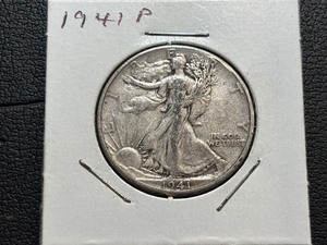 lot 47 image: 1941 Walking Liberty Half Dollar