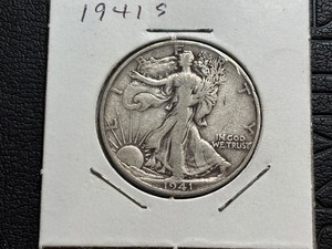 lot 49 image: 1941-S Walking Liberty Half Dollar