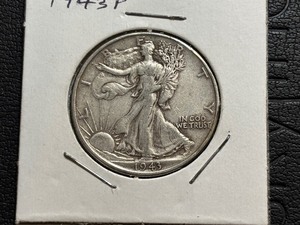 lot 52 image: 1943 Walking Liberty Half Dollar