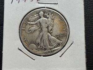 lot 53 image: 1943-D Walking Liberty Half Dollar