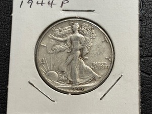 lot 55 image: 1944 Walking Liberty Half Dollar