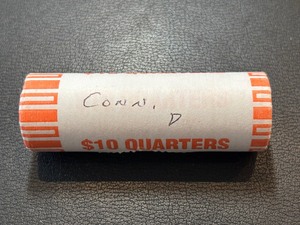 lot 142 image: Roll of Uncirculated State Quarters Connecticut