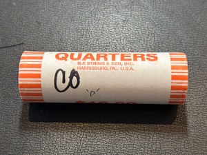 lot 145 image: Roll of Uncirculated State Quarters Colorado