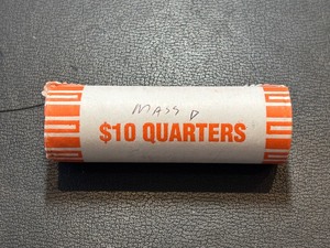 lot 146 image: Roll of Uncirculated State Quarters Massachusetts