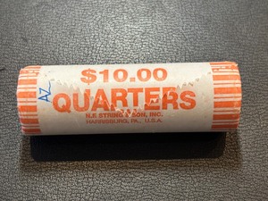 lot 148 image: Roll of Uncirculated State Quarters Arizona