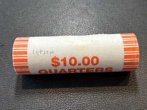 lot 137 image: Roll of Uncirculated State Quarters Utah