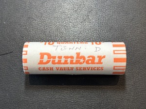 lot 140 image: Roll of Uncirculated State Quarters Tennessee