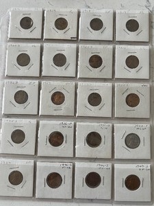 lot 121 image: Lincoln Wheat Cents