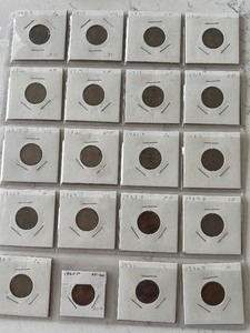 lot 122 image: Lincoln Wheat Cents