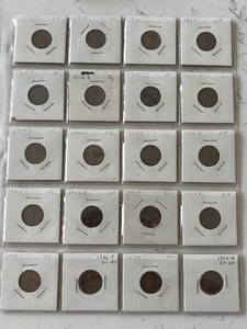 lot 124 image: Lincoln Wheat Cents