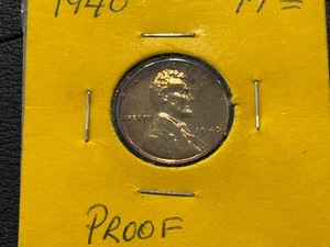 lot 104 image: 1940 Lincoln Cent Proof