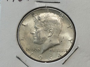 lot 105 image: 1964 Kennedy Half Dollar