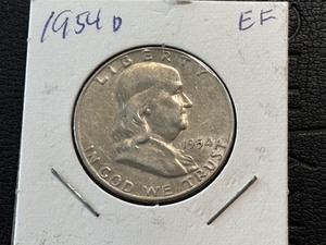 lot 110 image: 1954-D Franklin Half Dollar