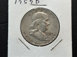 lot 111 image: 1957-D Franklin Half Dollar