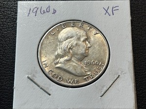 lot 115 image: 1960-D Franklin Half Dollar