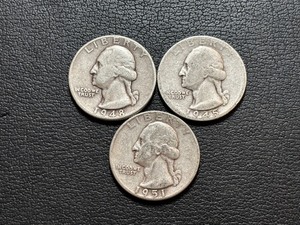 lot 94 image: Washington Silver Quarters