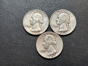 lot 97 image: Washington Silver Quarters